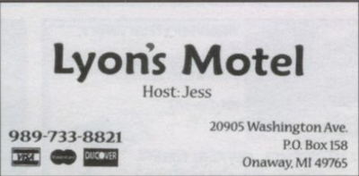 Lyons Motel - High School Yearbook Ad (newer photo)